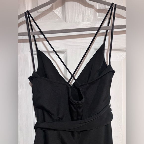 J. Crew Goddess Gown Black Silk size 8 - Picture 3 of 6